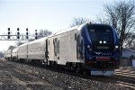 Eastbound "Wolverine" approaches the station